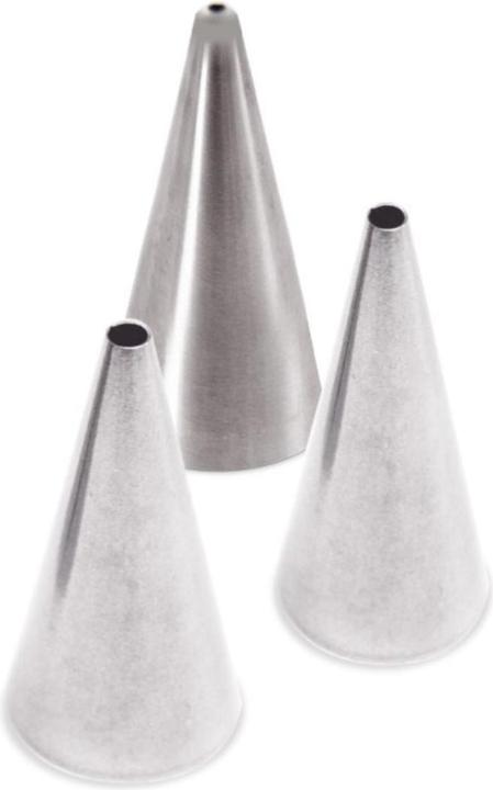 Actual product image ScrapCooking 3er Set Edelstahltüllen Deko Glasur (Nozzle)