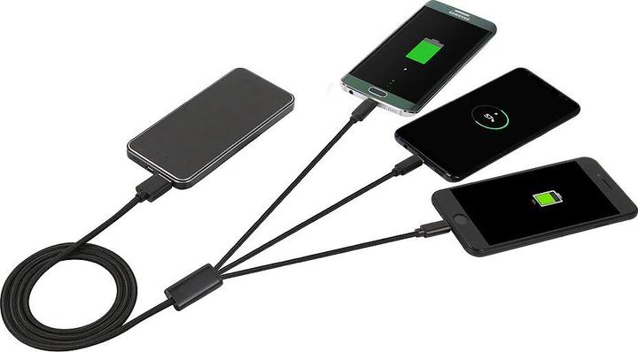 Produktbild Platyne Lightning/Micro-USB/USB-C Kabel (1 m)