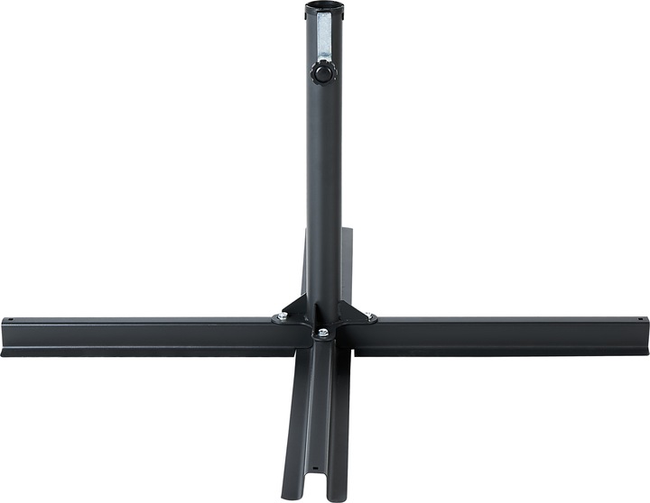 Immagine prodotto Beliani Supporto per ombrellone nero con base a croce 100 x 100 cm VICCHIO