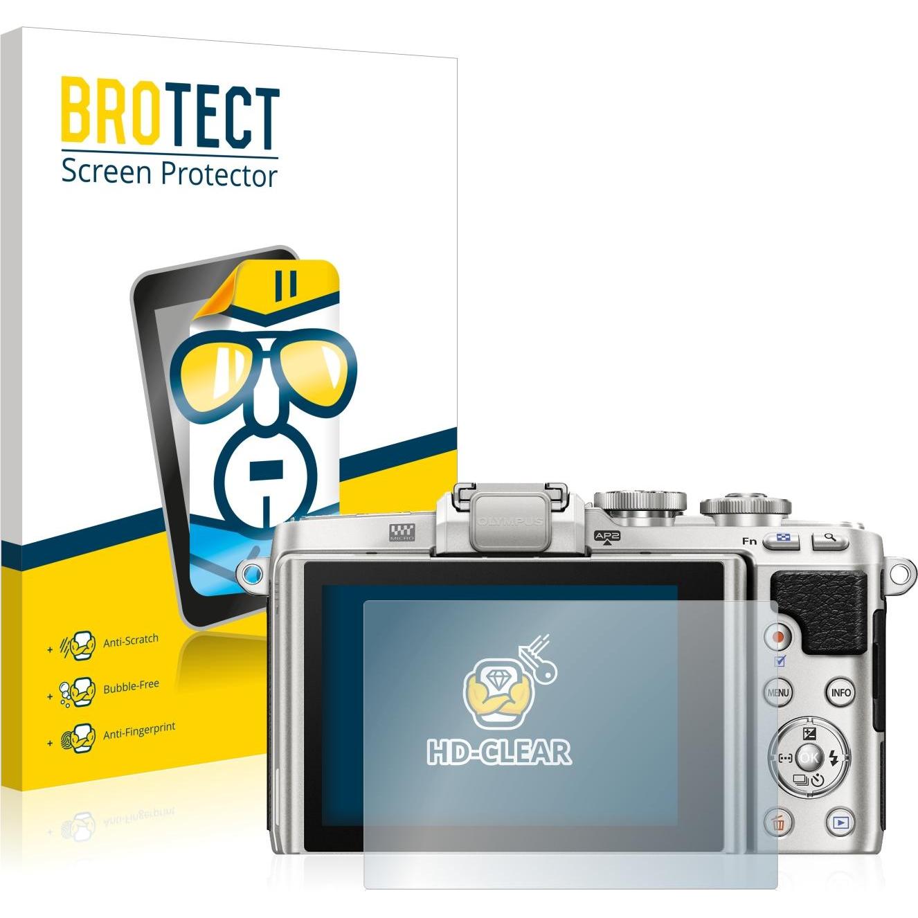 BROTECT Schutzfolie Displayschutz Klar (Displayschutz, PEN E-PL7), Kameraschutz, Transparent