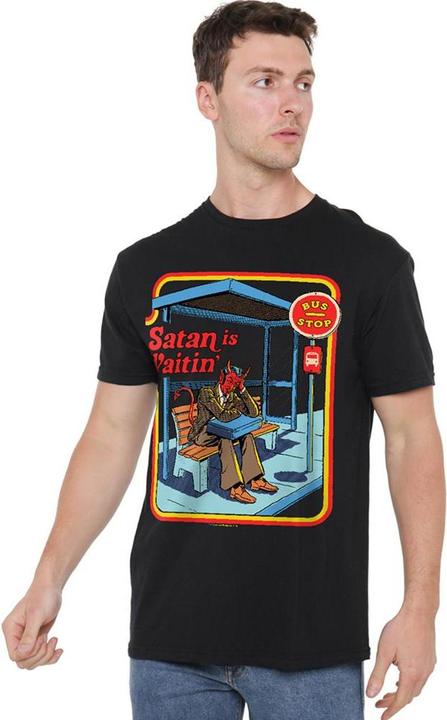 Produktbild Steven Rhodes Satan Is Waitin' TShirt (S)