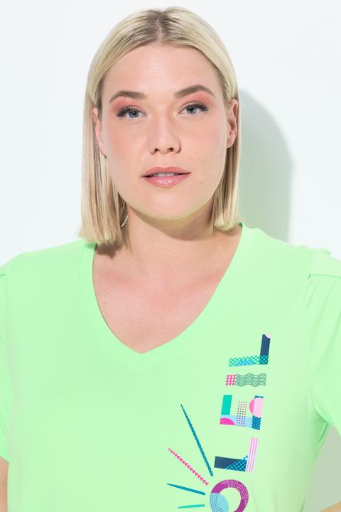 Actual product image Ulla Popken Quick Drying Soleil Graphic Tee (58)