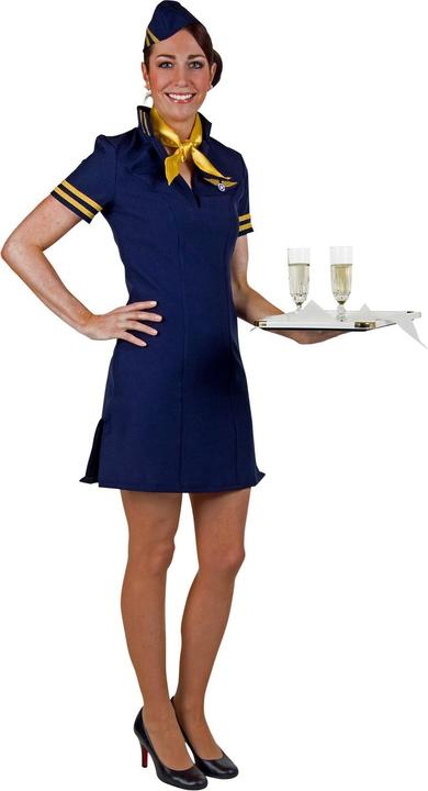 Actual product image Festartikel Müller Stewardess costume: dress, cap, scarf (38, 40)