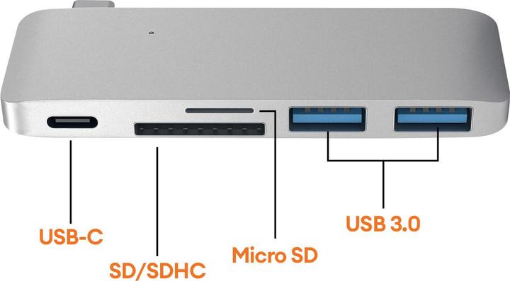 Actual product image Satechi St-Tcupm (USB-C, 5 ports)