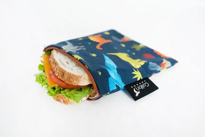Produktbild Colibri wiederverwendbarer Snack Bag large, Dinosaurier