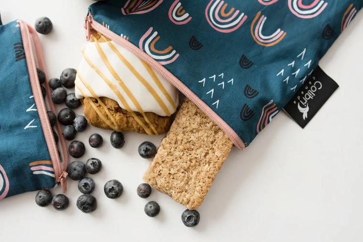 Produktbild Colibri wiederverwendbarer Snack Bag large, Regenbogen