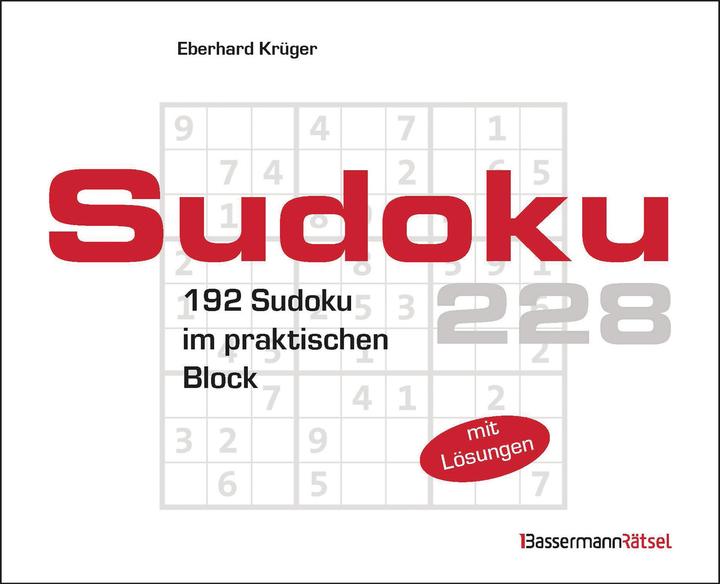 Sudoku block 228 (German, Eberhard Krüger, 2025)