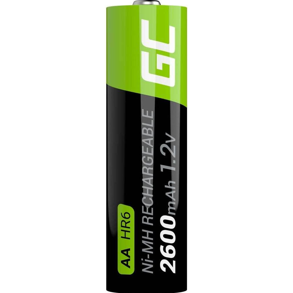 Thumbnail - GreenCell GR05 - Wiederaufladbarer Akku - AA - Nickel-Metallhydrid (NiMH) - 1,2 V - 2 Stüc (2 Stk., AA, 2600 mAh), Batte...