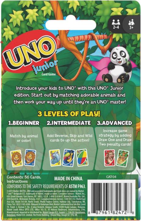 Image du produit Mattel Games Uno (Allemand, Français, Italien, Anglais)