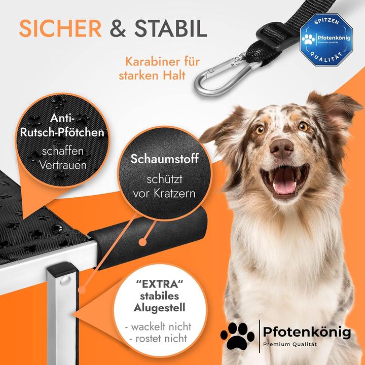 Produktbild Pfotenkönig Klappbare Hundetreppe (Hund, Faltbar)