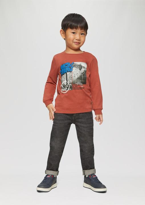 Produktbild S.Oliver T-Shirt Weiches Longsleeve mit Frontprint (92)