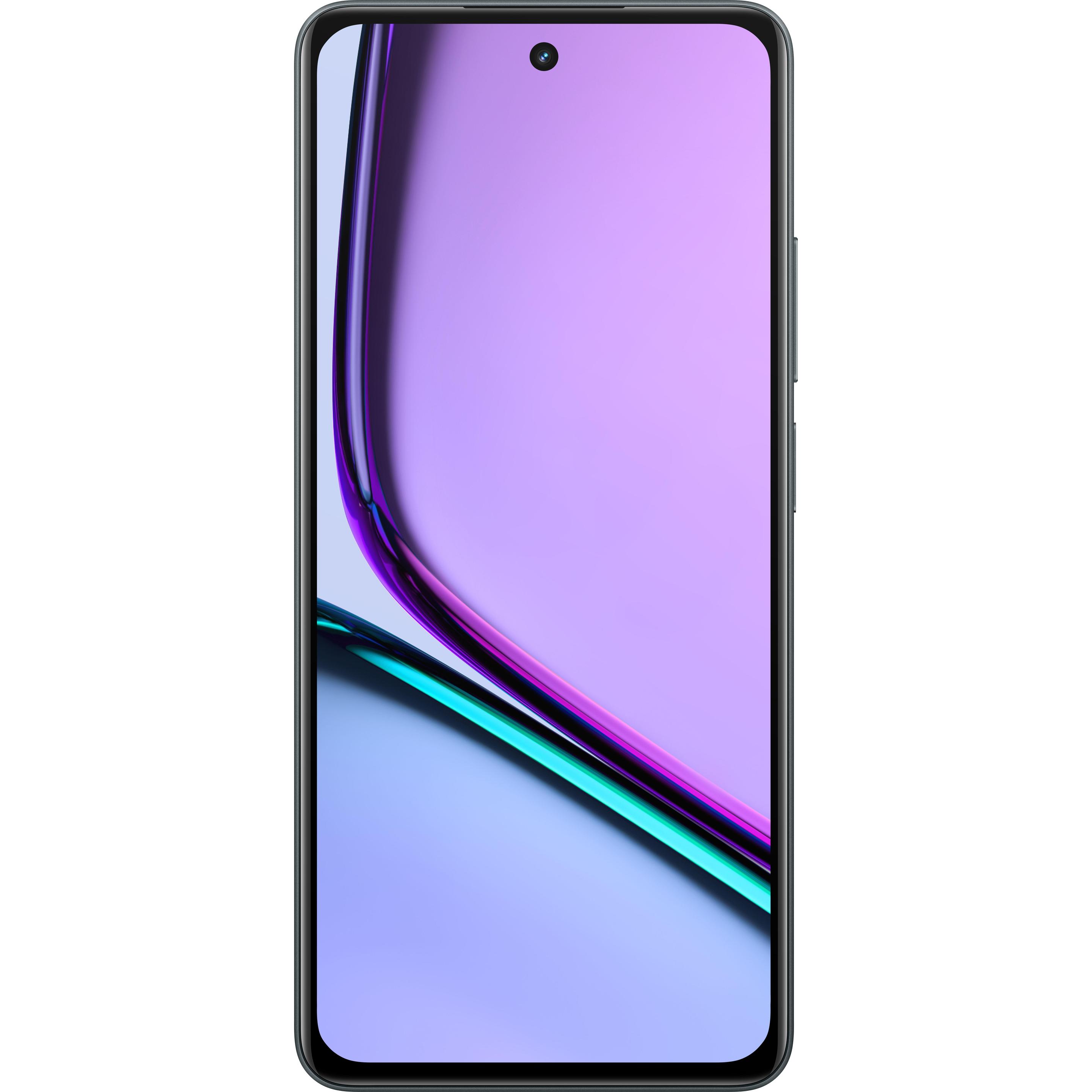 realme C67 (128 GB, Black Rock, 6.72", Dual SIM, 108 Mpx, 4G), Smartphone, Schwarz