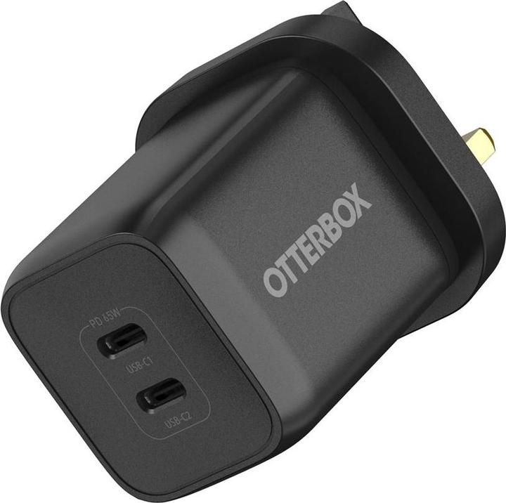 OtterBox UK GaN Fast Charge Wall Charger (65 W, 2 ports)