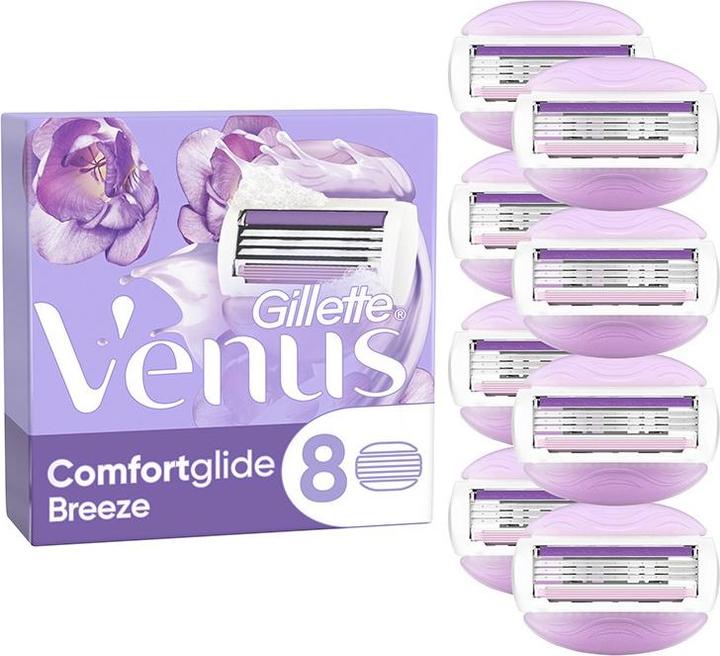 Actual product image Venus Optic Venus - Gillette Venus ComfortGlide Breeze Razor Blades - Purple/White - 8 pcs (8x)