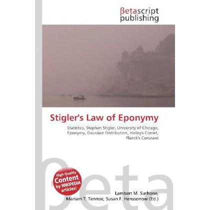 Stigler's Law of Eponymy, Sachbücher