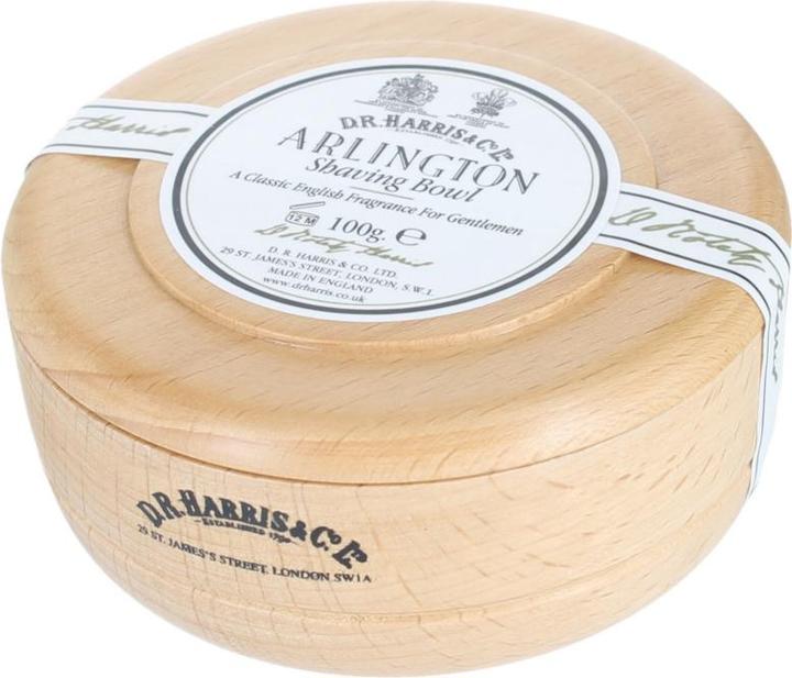 Produktbild D.R. Harris Rasierseife Arlington in Holzschale (100 ml, Rasierseife)