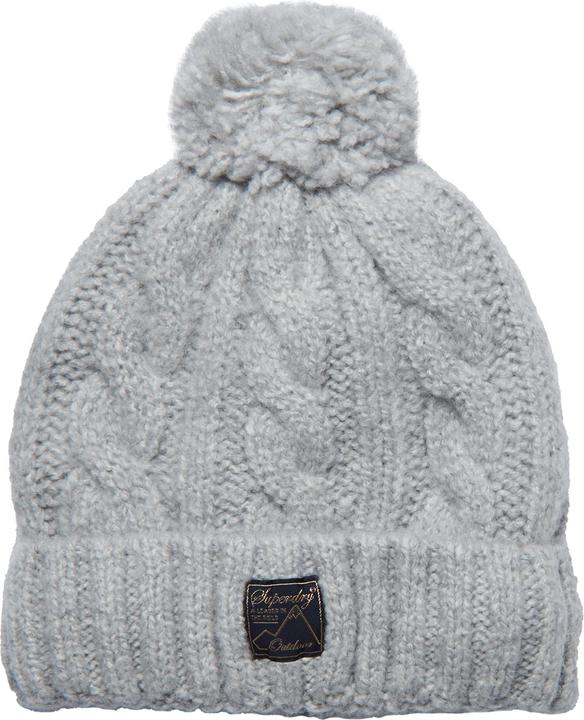 Actual product image Superdry Cap Casual Comfortable Fitting TWEED CABLE BEANIE (One size)