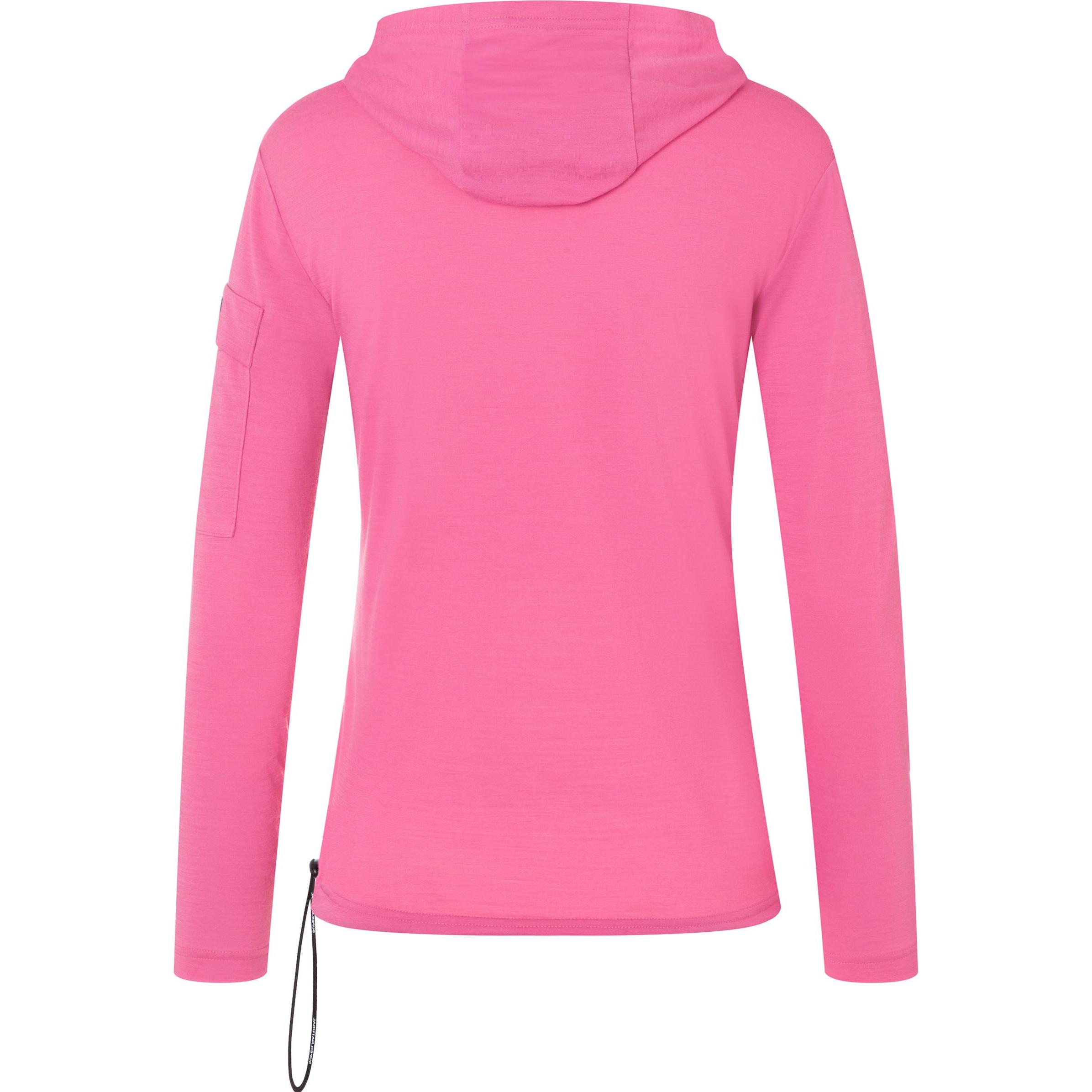 Thumbnail - Super Natural, Damen, Pullover, Women's Relax Light Pocket Hoodie, Rosa, (S)