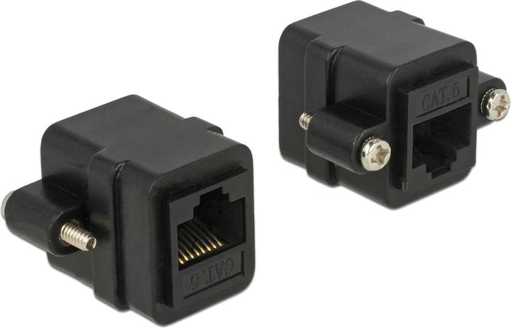 Actual product image Delock RJ-45 adapter for installation (Network coupling)
