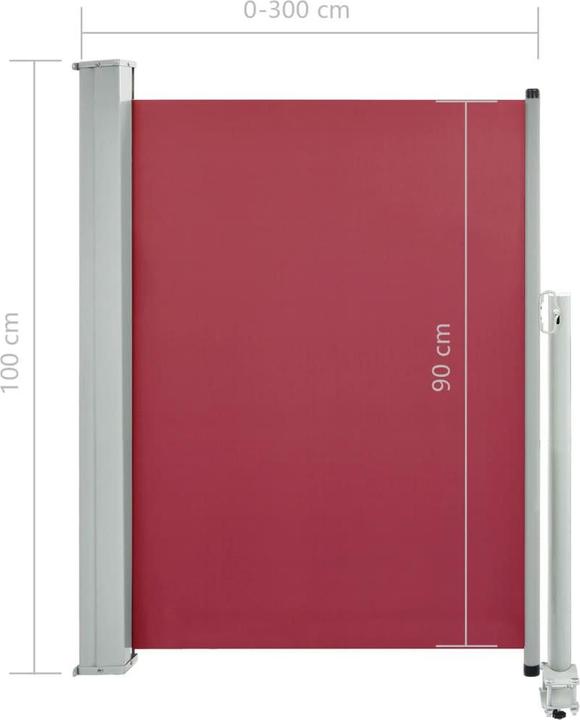 Image du produit vidaXL Seitenmarkise (3 m)