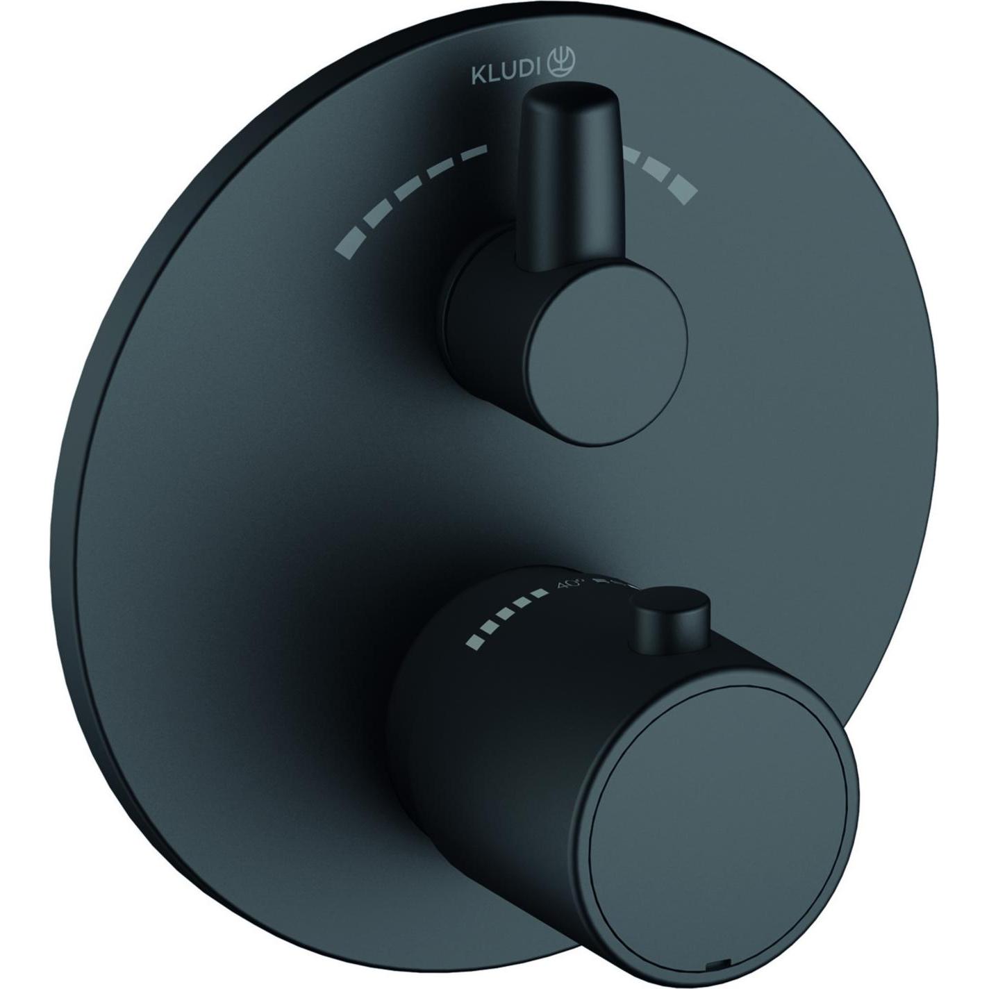 Kludi, Rubinetteria per bagno, ZENTA SL Mitigeur thermostatique encastré pour bain et douche, pour 2 consommateurs, avec inverseur