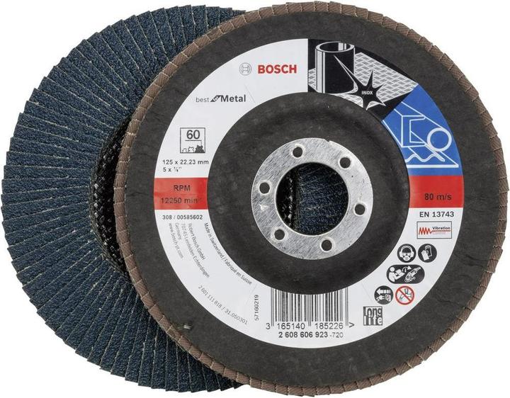 Actual product image Bosch Professional Zubehör PRO X571 flap disc, 125 mm, G60 (60)