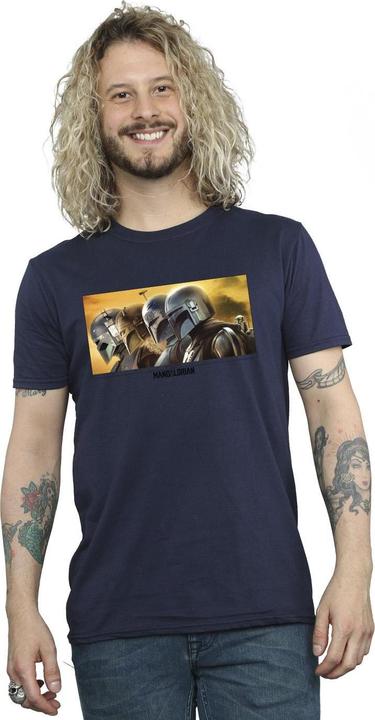 Immagine prodotto Star Wars The Mandalorian Painted Group Maglietta Uomo (4XL)