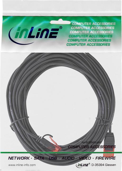 Actual product image InLine Slim patch cable (U/UTP, CAT6, 3 m)