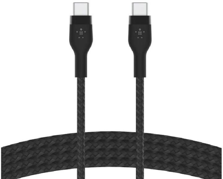 Productafbeelding Belkin USB-C naar USB-C Gevlochten Silicone 1m Tweeling (1 m, USB 2.0, 60 W)