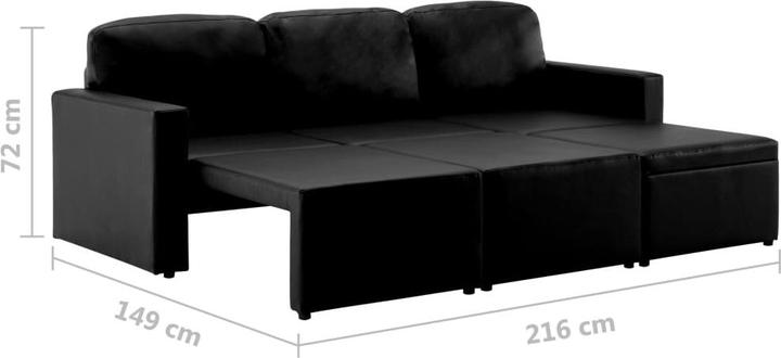 Produktbild vidaXL Schlafsofa (3-Sitzer)