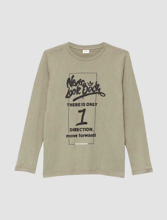 S.Oliver T-Shirt Langarmshirt mit Schriftprint (170, 176)