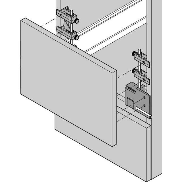 Blum, Schubladenauszüge, Körnerlehre für TANDEMBOX M/K/L