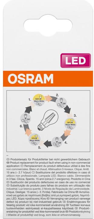 Image du produit Osram STAR+ THREE STEP DIM A60 (E27, 806 lm, 1 x)