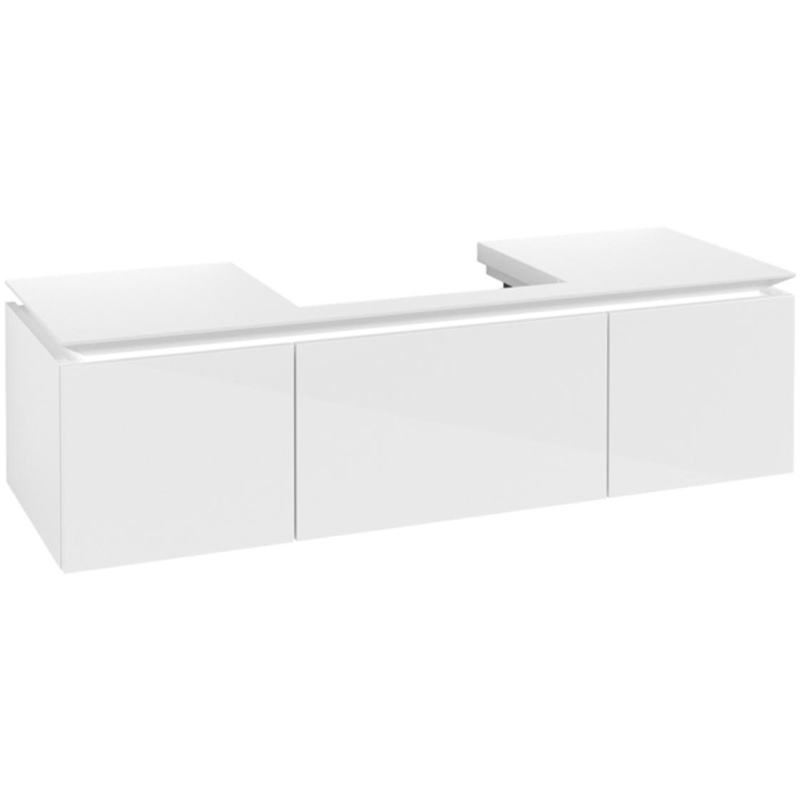 Villeroy & Boch, Waschbeckenunterschrank, V&B Waschtischunterschrank LEGATO 1200x380x500mm Glossy White (120 x 50 x 38 c...