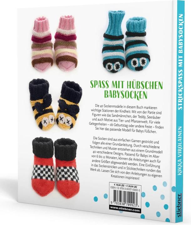 Produktbild Strickspass mit Babysocken (Deutsch, Kikka Virolainen, 2018)