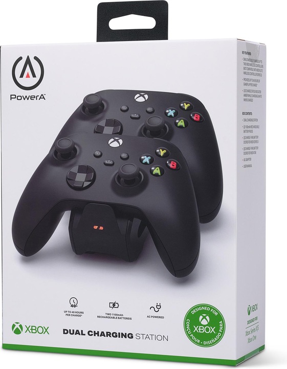 Produktbild PowerA Duo Charging Station (Xbox Series X, Xbox One X, Xbox Series S, Xbox One S)