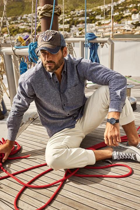 Actual product image JP1880 Linen Blend Shirt (L)