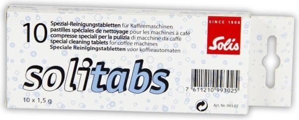 Actual product image Solis Solitabs cleaning tablets