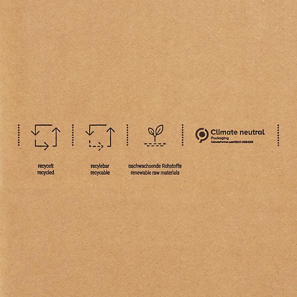 Actual product image Terra Folding corrugated cardboard box, CO neutral, LxWxH 400 x 300 x 200 mm, double (1 x)