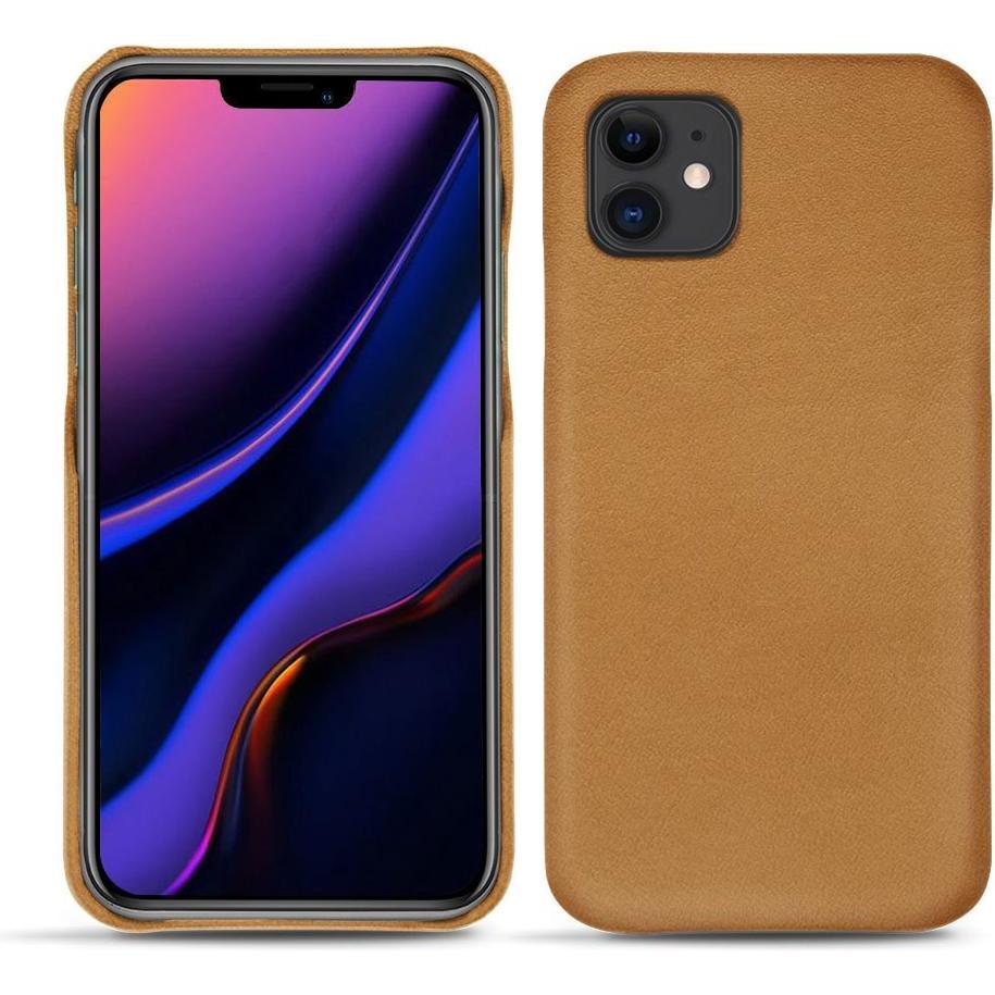 Noreve Lederschutzhülle (Apple iPhone 11), Smartphone Hülle, Braun