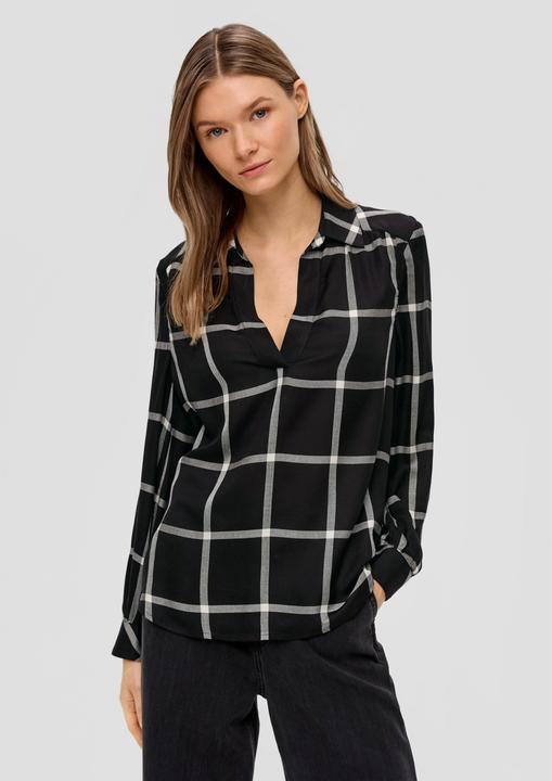 Immagine prodotto s.Oliver Bluse Hemdbluse aus Viskosemix (40)