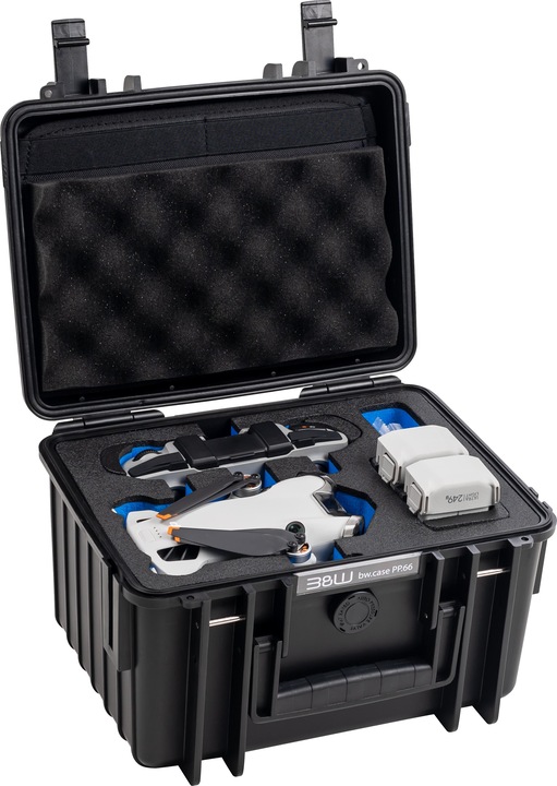 Actual product image B&W International Case Typ 2000 (Drone case, DJI Mini 4 Pro)
