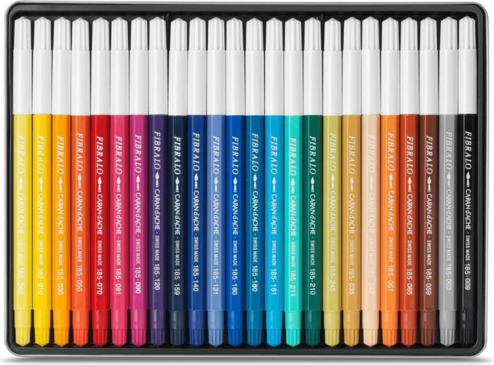 Immagine prodotto Caran d'Ache Fibralo Metallschachtel (Multicolore, 24 x)