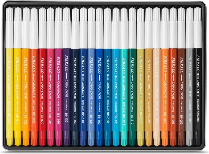 Immagine prodotto Caran d'Ache Fibralo Metallschachtel (Multicolore, 24 x)
