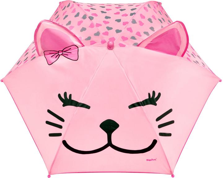 Produktbild Playshoes Regenschirm Katze Rosa