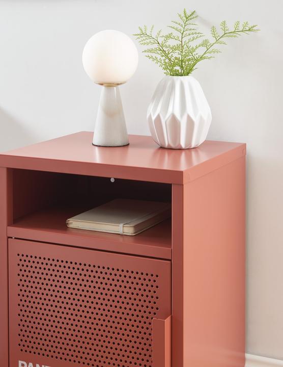 Actual product image Pantone Nachttisch Metall terracotta 40cm (40 x 35 x 58 cm)