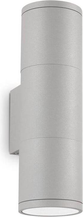 Image du produit Ideal lux GUN Applique murale GU10 double intensité lumineuse Gris IP44 163628 (GU10, IP44)