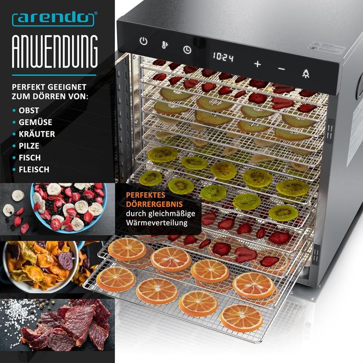 Produktbild Arendo Dörrautomat mit 12 Gittern