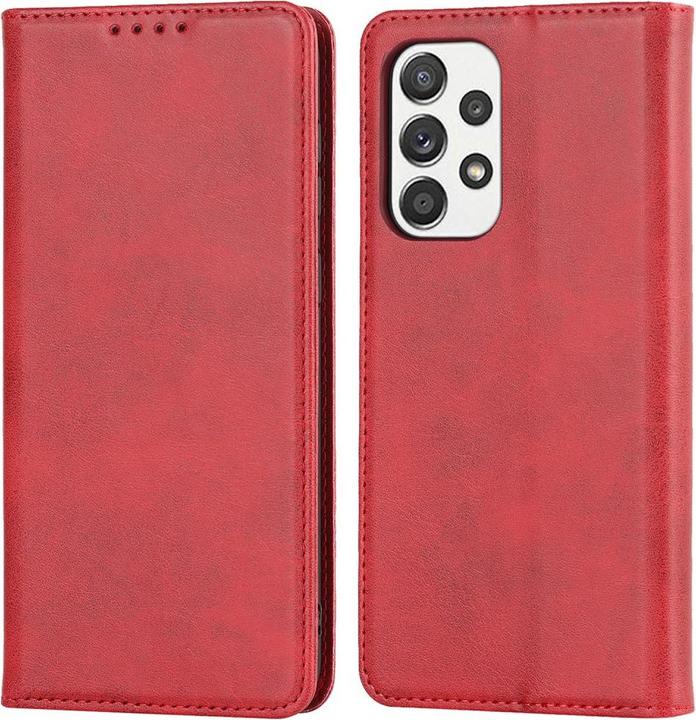 Cover-Discount Galaxy A53 5G - Stand Flip Case Hülle rot (Samsung Galaxy A53 5G)