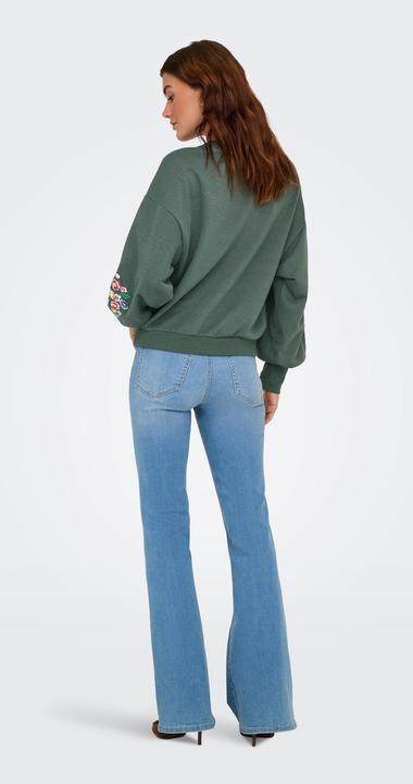 Immagine prodotto Only Vestibilità regolare Scollo rotondo Polsini a coste Spalla scesa Felpa Felpa (XS)